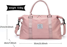 Load image into Gallery viewer, Travel Duffel Bag, Sports Tote Gym Bag, Shoulder Weekender Overnight Bag for Women