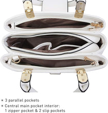 Load image into Gallery viewer, Women Satchel Handbags Top Handle Purse Medium Tote Bag Vegan Leather Shoulder Bag