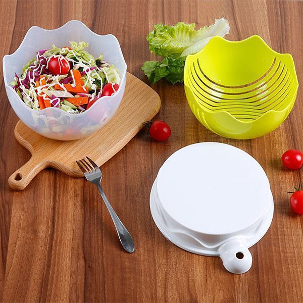 Salad Cutting Bowl