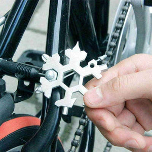 18 in 1 Portable Multifunctional Snowflake Shape Wrench