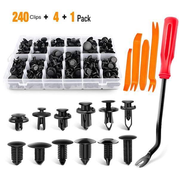 240PCS Car Retainer Clips Fastener Remover