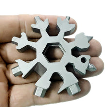 Load image into Gallery viewer, 18-in-1 Stainless Steel Snowflakes Multi-tool

